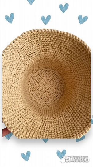 Панама из раффии