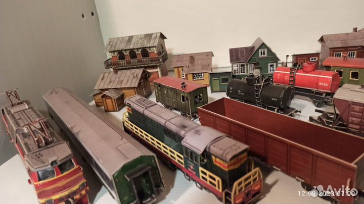 Сборная модель электричка