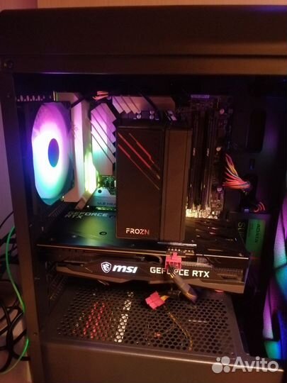 Игровой компьютер rtx 3050, Ryzen 5600X 32 гб озу