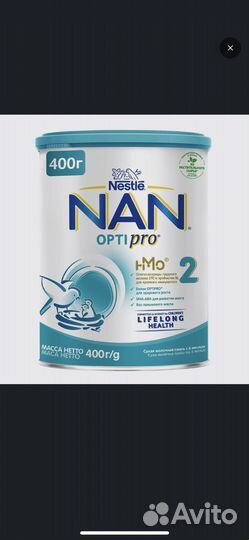 Nestle NAN 2 optipro с 6 месяцев, 400 г