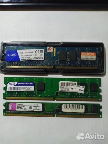 Оперативная память plexhd DDR2, 2G PC2-6400 800мгц