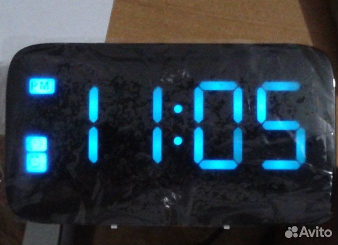 Часы будильник электронные крупные цифры usb