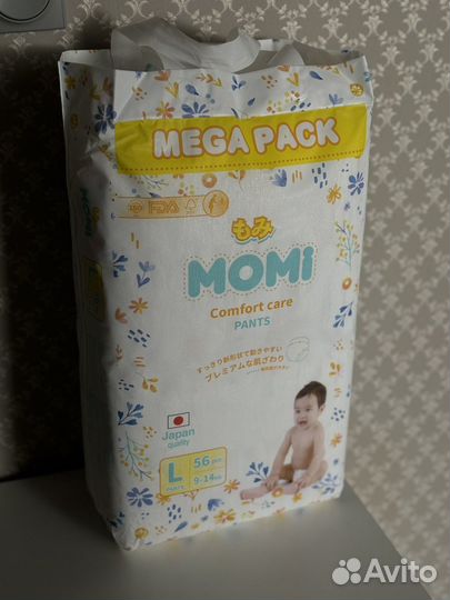 Подгузники трусики momi 4 L