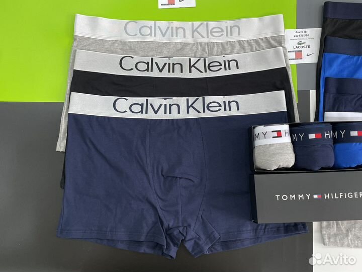 Трусы боксеры мужские Tommy Hilfiger 20 пар