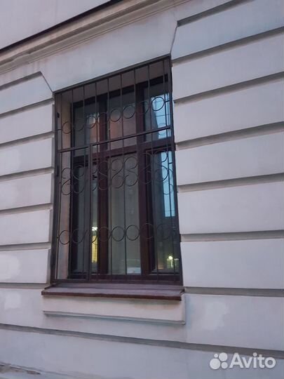 Решетки на окна на заказ распашные N 566