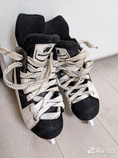 Коньки хоккейные nordway 34р