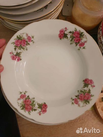 Столовый сервиз гдр, тарелки Чехословакия, Зик