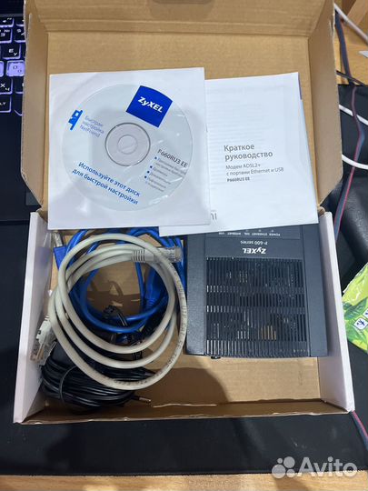Модем adsl2+ zyxel p-600 series