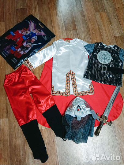 Новогодний костюм богатырь р. 110