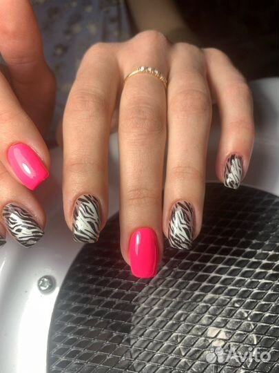 Коррекция наращённых ногтей