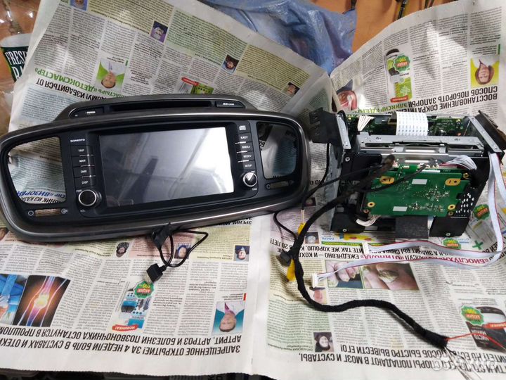 Магнитола на киа Сорренто прайм 2018, Корея