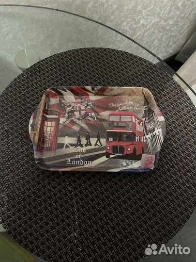 Бокал объёмом 0,7л с подносиком размером 20,8*14,2