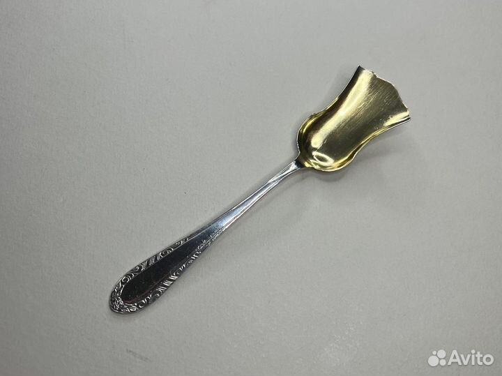 Серебрная ложка для сахара 875