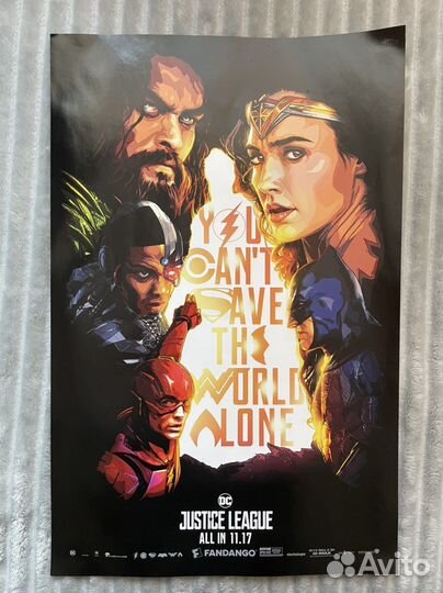 Плакаты/постеры герои dc