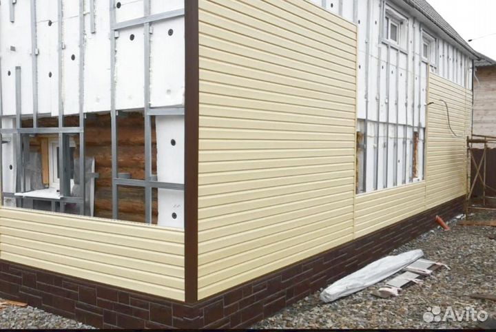 Фасад дома из сайдинга