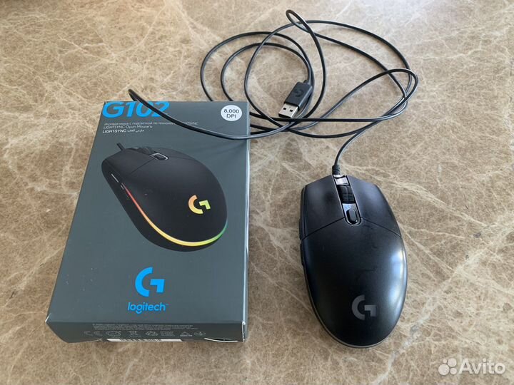 Игровая мышь logitech g102