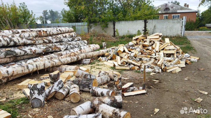 Дрова берёза УАЗ газон лесовоз