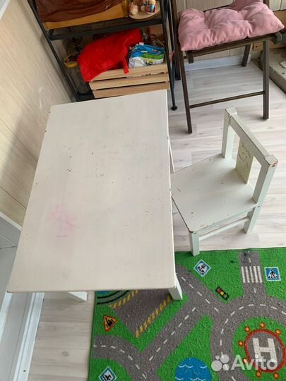 Детский столик и стульчик IKEA sundvik