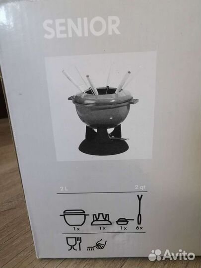 Чугунная кастрюля для фондю Senior IKEA
