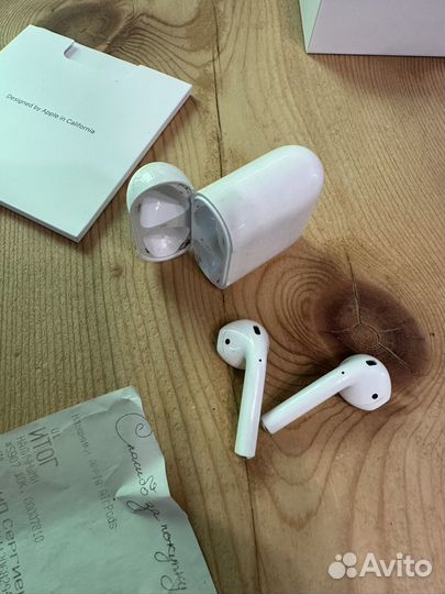 Беспроводные наушники apple airpods 2