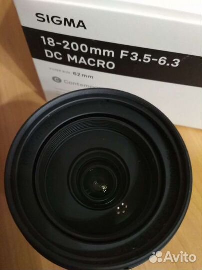 Объектив Sigma 18-200 F3,5-6,3 DC macro