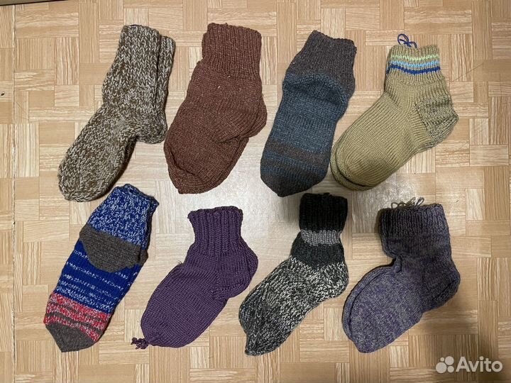 Носки шерстяные ручная вязка 41-44