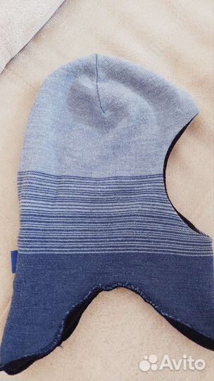 Шапка шлем для мальчика