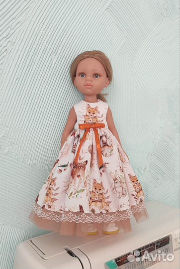 Платье для кукол Паола Рейна