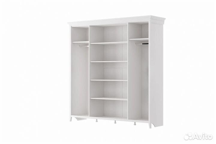 Белый шкаф 4 х створчатый Никеа