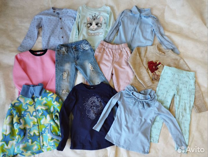Пакет вещей на девочку 110-122