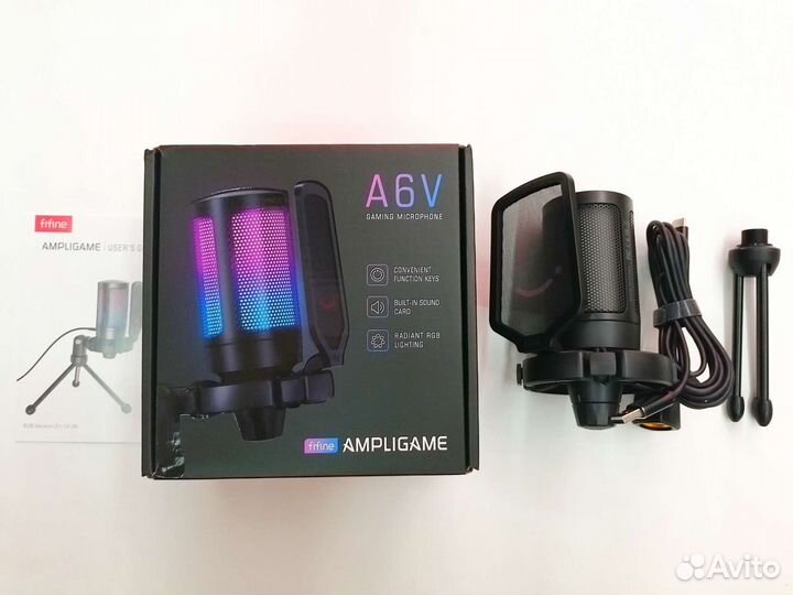 Новый микрофон профессиональный, игровой Fifine