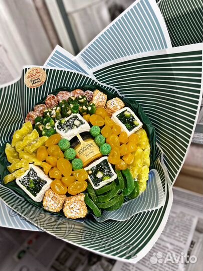 Букет из сухофруктов /орехов / съедобные букеты