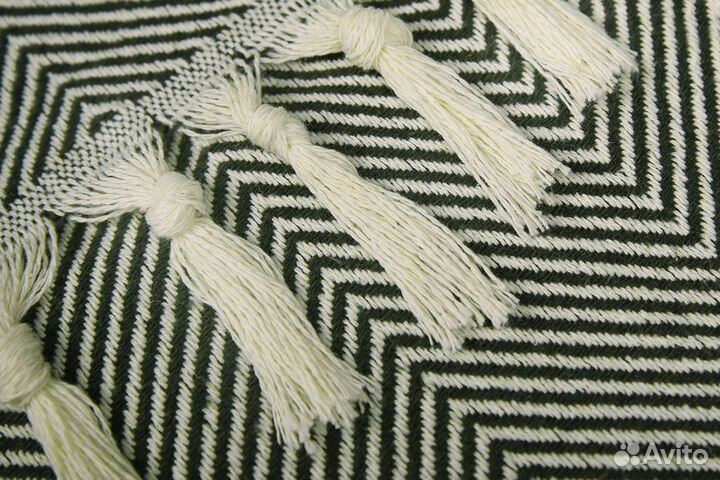 Плед хлопок на кровать Venera 200х230 см Зеленый