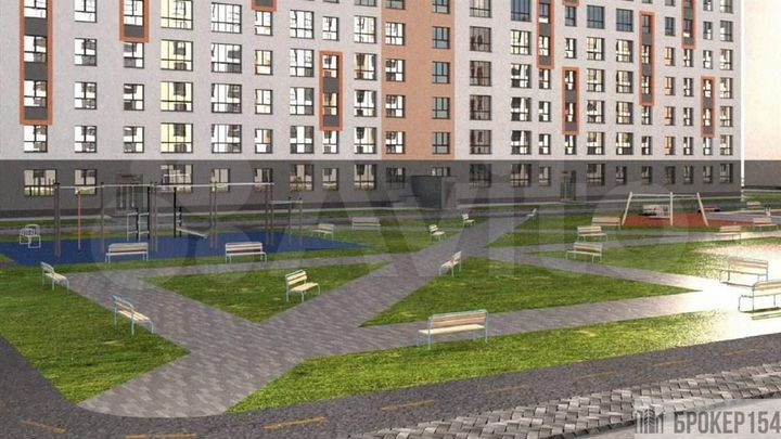 1-к. квартира, 35,3 м², 4/9 эт.