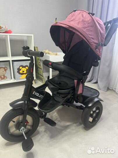 Велосипед коляска с ручкой