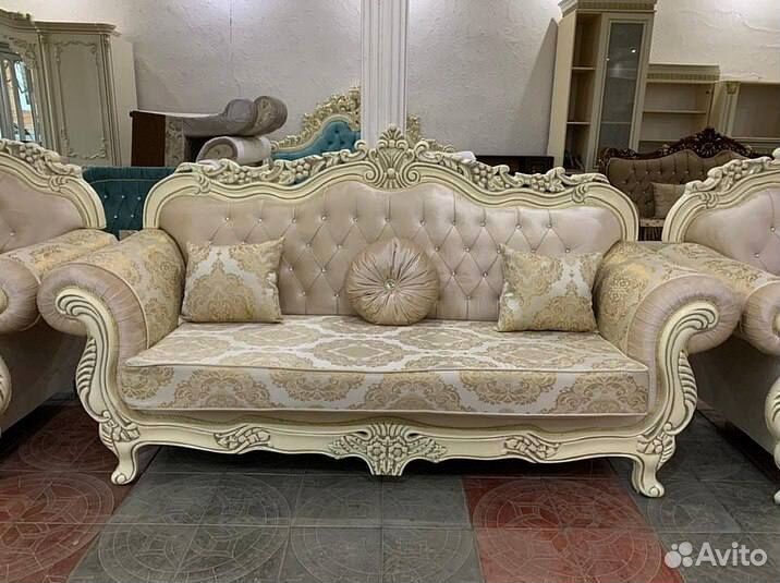 Мягкая тройка с креслами 3-ка «Корона»