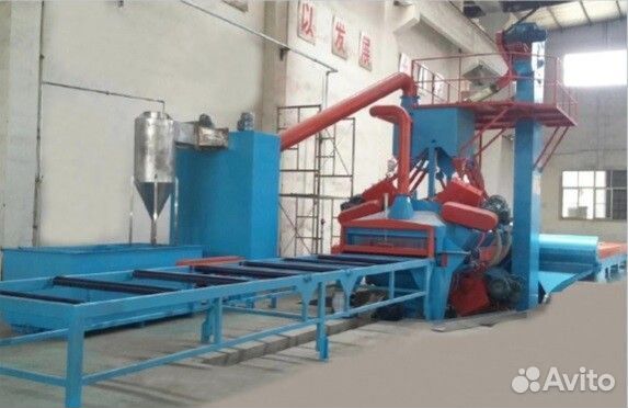 Дробемет для обработки алюминиевого профиля