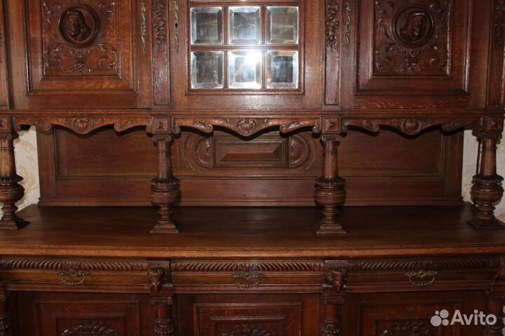 Буфет старинный дубовый