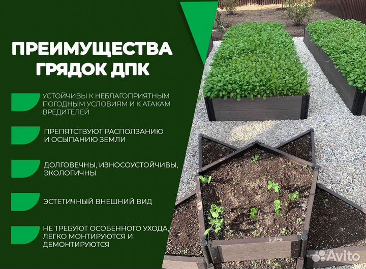 Грядки из дпк