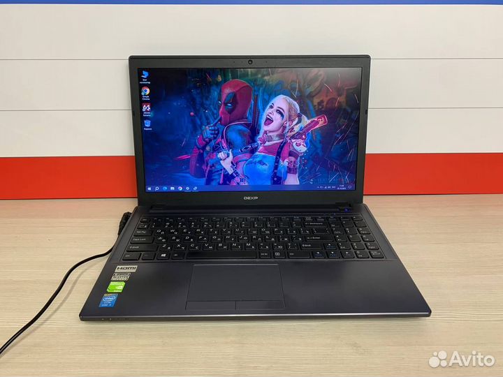 Игровой ноутбук Dexp Intel/SSD/2видеокарты