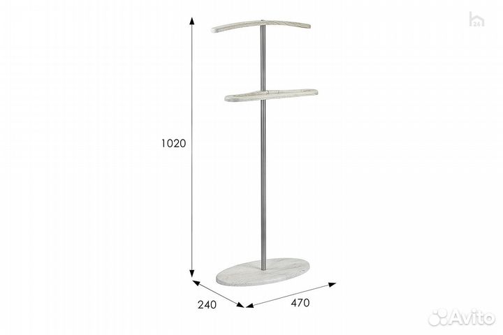 Вешалка костюмная Дэви 3 7465