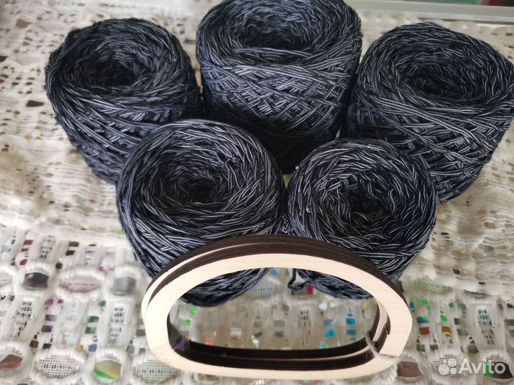 Нитки для вязания сумок+ручки