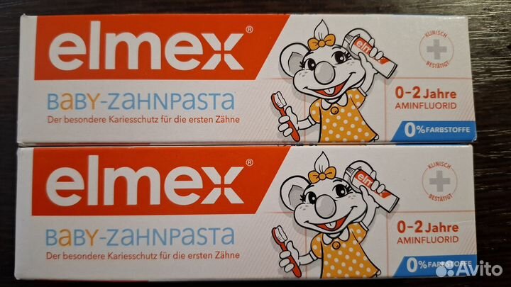 Зубная паста elmex zahnpasta 0-2