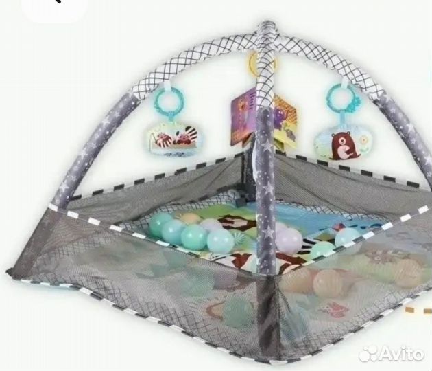 Детский игровой коврик с манежем