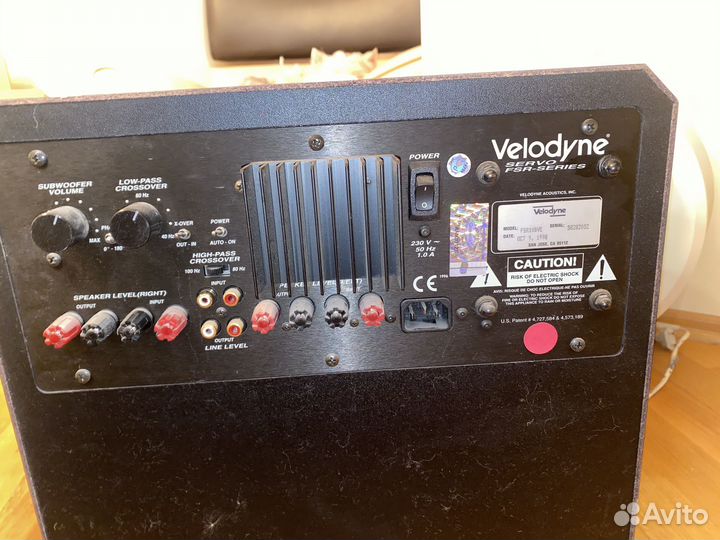 Сабвуфер саб Velodyne FSR10 Black