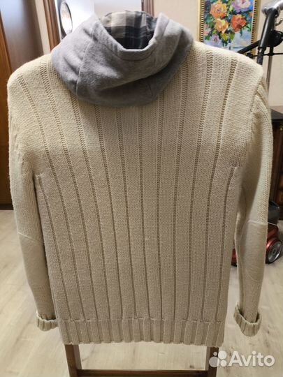 Кардиган мужской на молнии шерсть