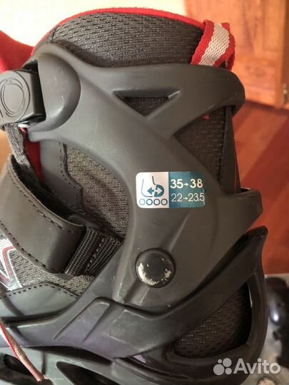 Ролики раздвижные размер 35-38 oxelo