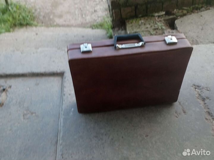 Кожаный чемодан СССР