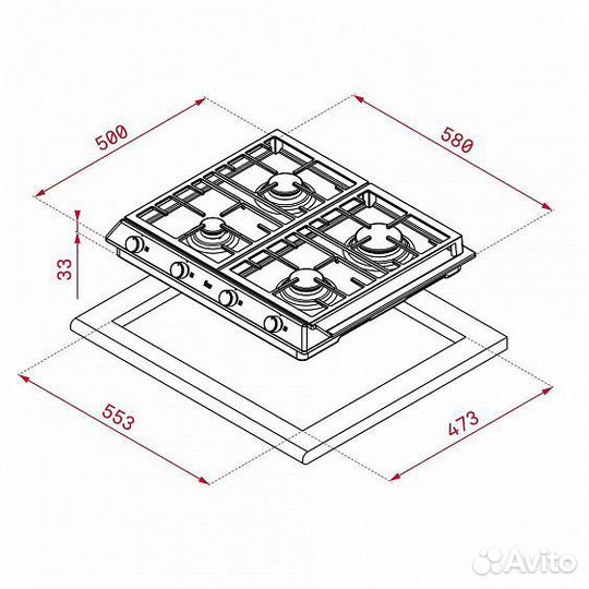 Поверхность teka EX 60.1 4G AI AL CI (40212205)