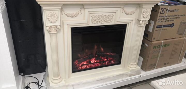 Электрокамин London + очаг Jupiter FX N